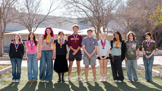 CONTRIBUTED PHOTO Emma Groszek, Verity Benco, Lucy Timmins, Audrey Avery, Rhett Strauss, Ethan DeShazo, Charlie Nevin, Julia Craigg, Jude Parks, Dani Nowzaradan. Not Pictured: Raine Anderson, Luca Capobianco.