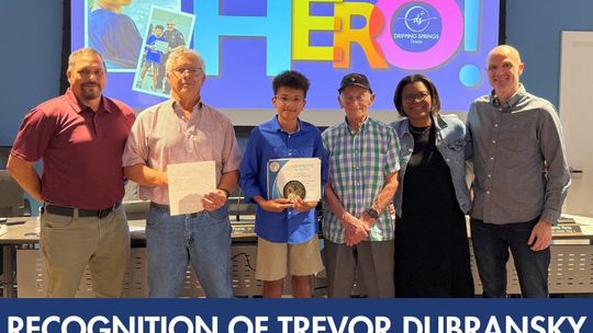 Dripping Springs honors 12-year-old whose actions helped save neighbor's life