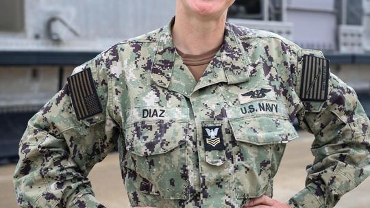 Kaela Diaz.  Photo by Mass Communication Specialist 2nd Class Marieliza Rosales,