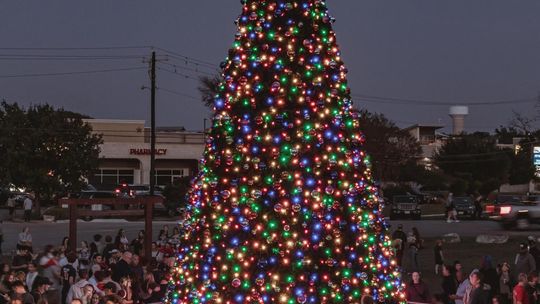 PHOTO BY GOODJAY DESIGN The city held its tree lighting on Nov. 29. Courtesy of the City of Dripping Springs.