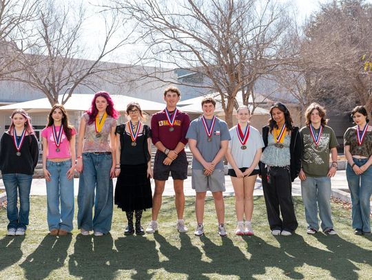 CONTRIBUTED PHOTO Emma Groszek, Verity Benco, Lucy Timmins, Audrey Avery, Rhett Strauss, Ethan DeShazo, Charlie Nevin, Julia Craigg, Jude Parks, Dani Nowzaradan. Not Pictured: Raine Anderson, Luca Capobianco.