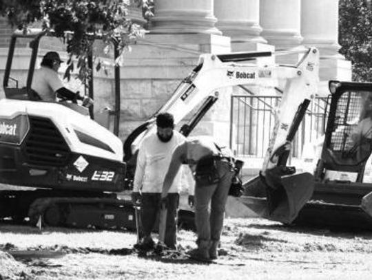 Courthouse grounds getting needed facelift