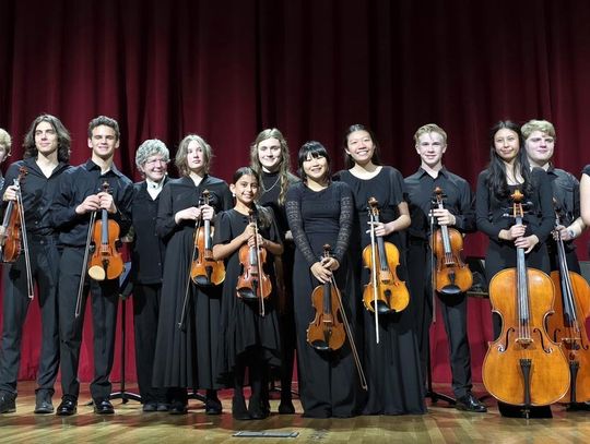 CONTRIBUTED PHOTO The Dripping Springs Youth Orchestra  chamber ensemble at their performance.