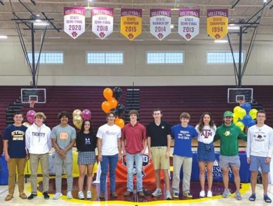 DSHS student athletes commit to college programs