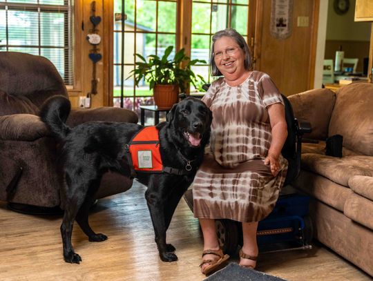 Former shelter dog helps restore independence for Texas counselor
