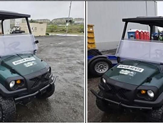 Hays County deputies seek information on stolen utility vehicle