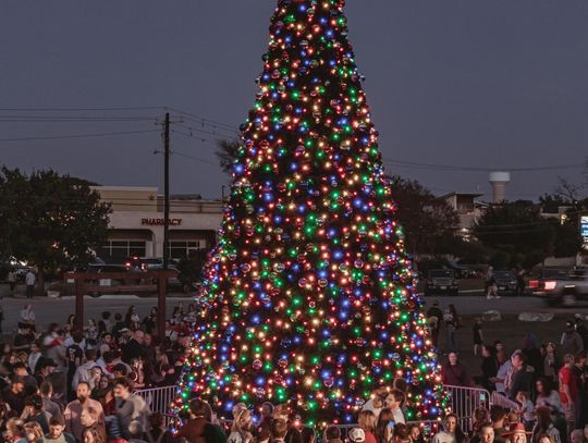 PHOTO BY GOODJAY DESIGN The city held its tree lighting on Nov. 29. Courtesy of the City of Dripping Springs.