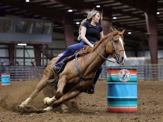 Kyle rider sets THCBRA barrel racing record