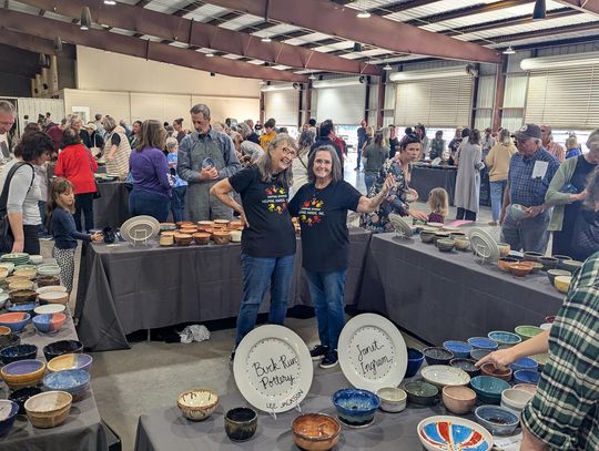 PHOTO BY SILVIA BYERS-DIAZ The Empty Bowls Project, which was held Sunday, Nov. 2, raises funds for Dripping Springs Helping Hands, a local food pantry working to fill the gap left by SNAP.