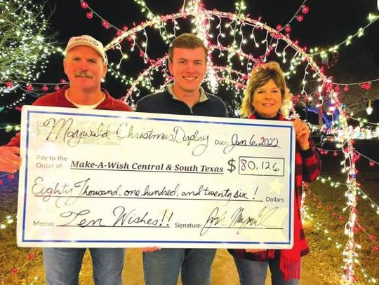 Local light display raises thousands