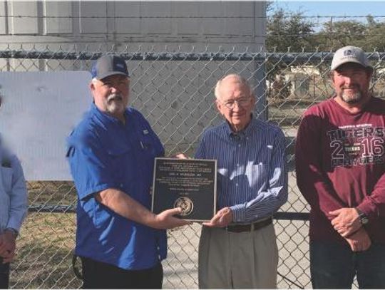 Longtime Drip resident honored with water tower dedication