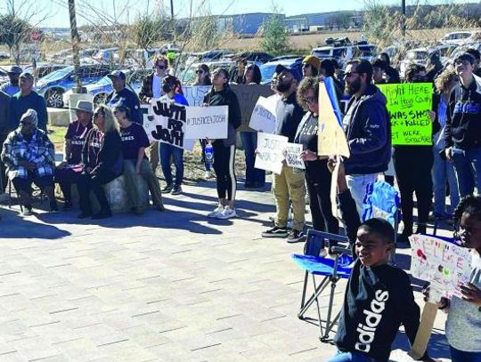 Rally calls for release of footage in fatal shooting of Joshua Wright