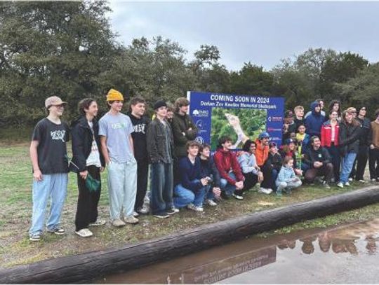 Skatepark breaks ground despite rain