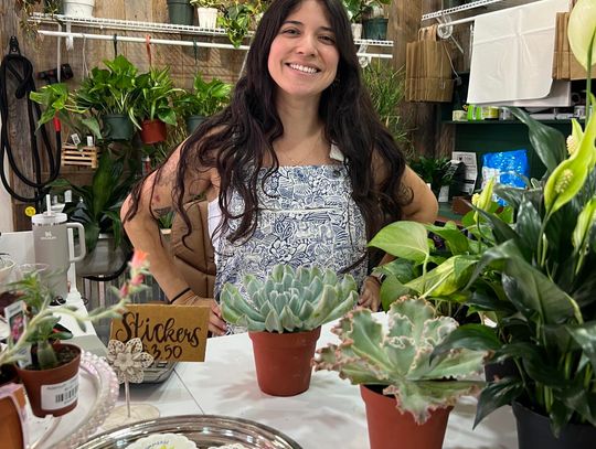 PHOTO BY LAURIE ANDERSON Marisol Soza stands in her new shop, Terra Cotta Botanical Boutique.