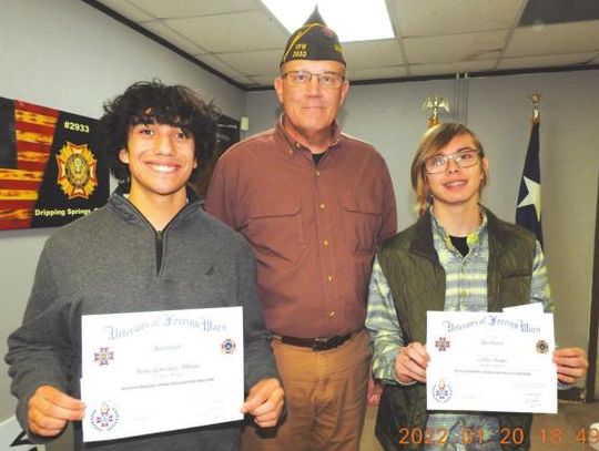 VFW names contest winners