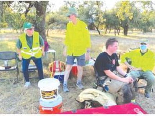 Volunteers respond to local fire