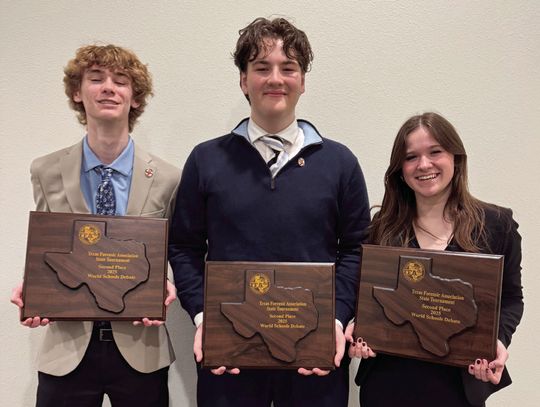 World Schools Debate Team places second at TFA State Tournament