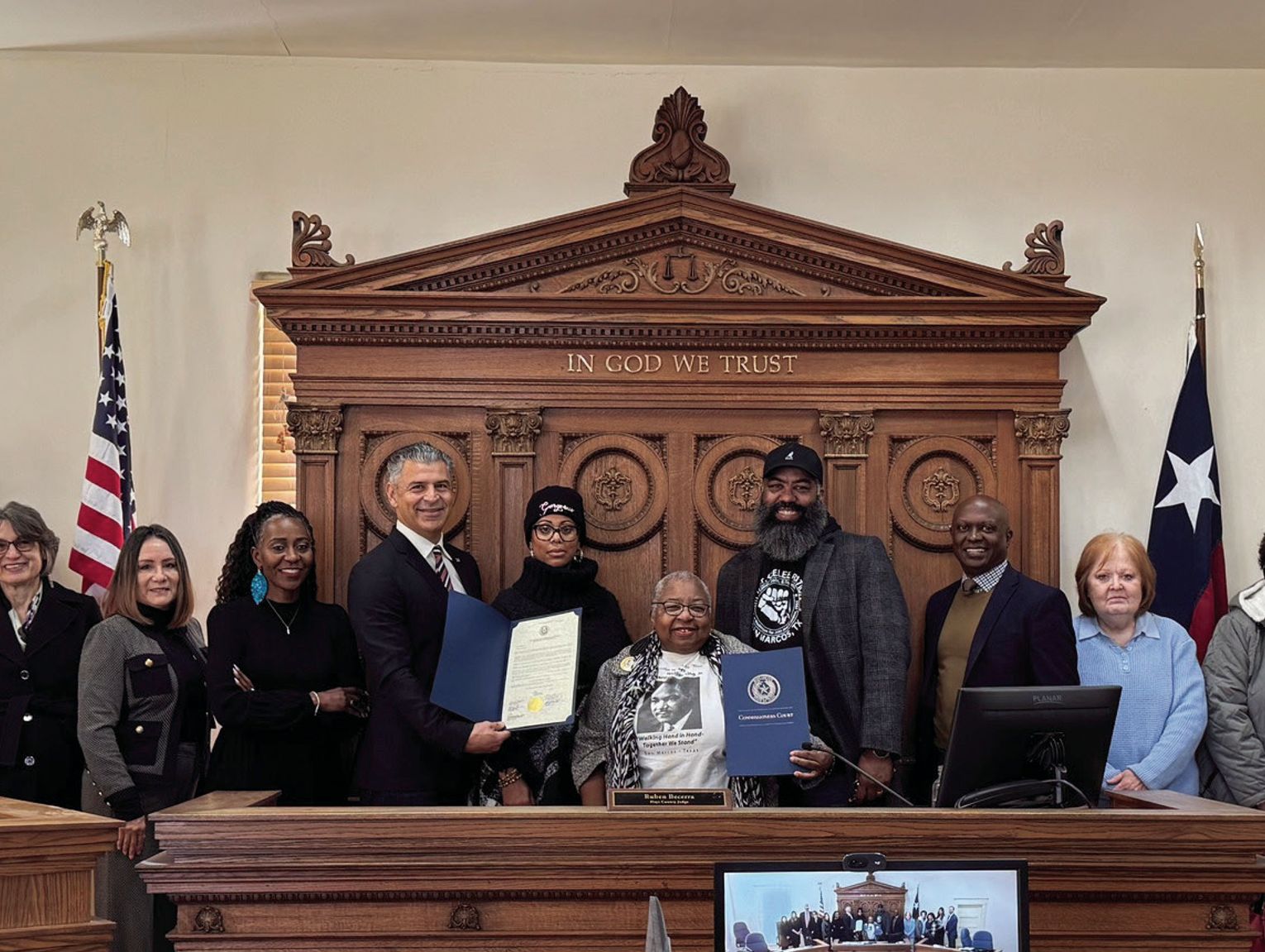 Hays County Commissioners Court honors MLK Jr Hays County Commissioners Court honors MLK Jr
