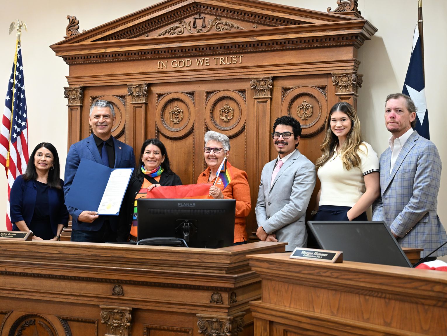 Pride Month proclaimed by Commissioners Court