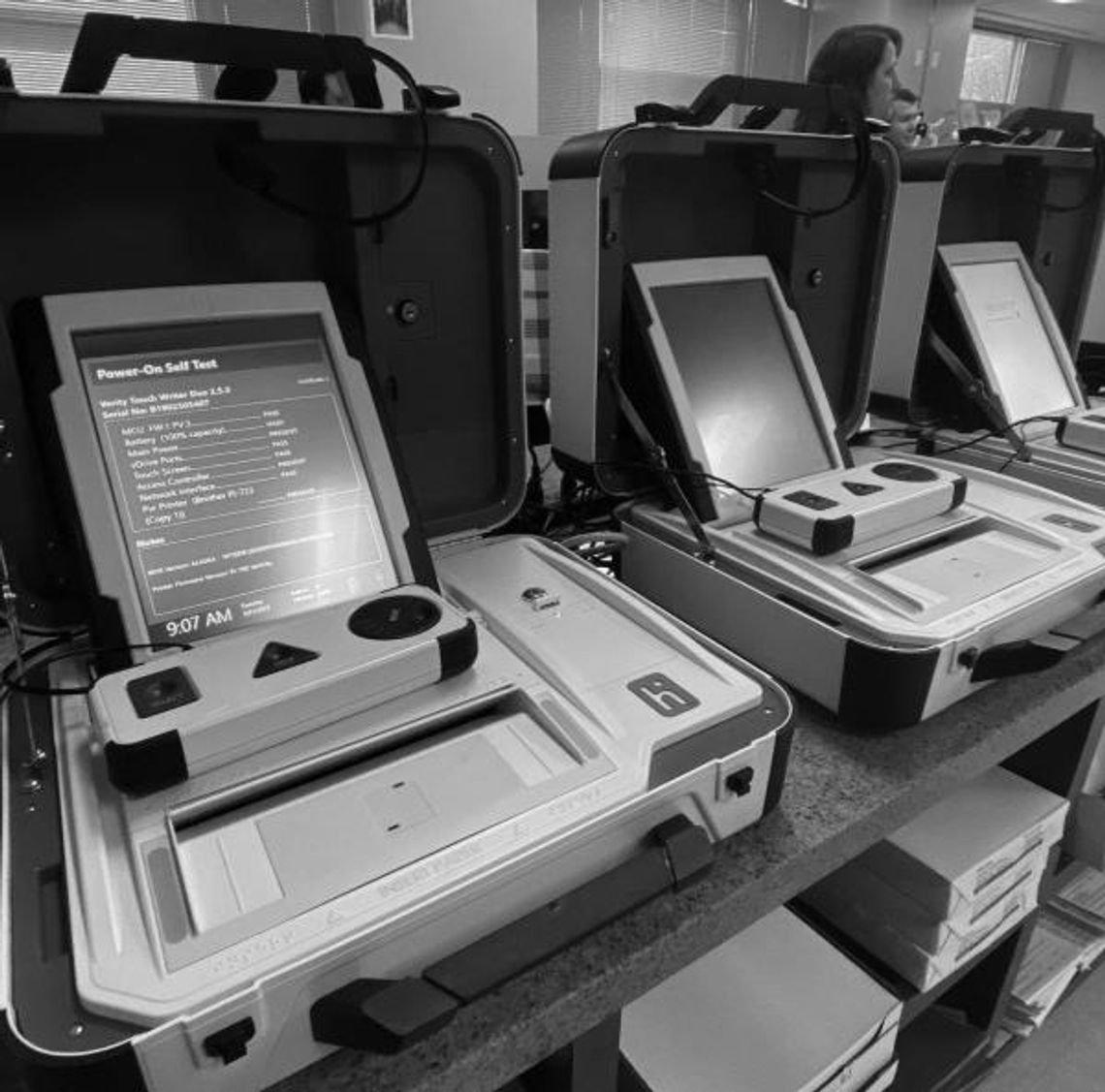 County tests voting machines, preps for May election