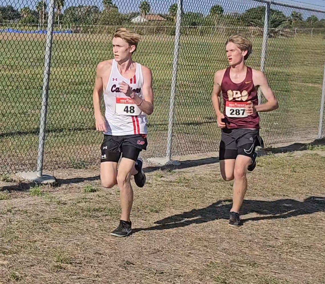 Cross Country runners compete at region, state PHOTO BY GREG SCHUMACHER Wes Anderson (right) competes at regionals, where he qualified for state.