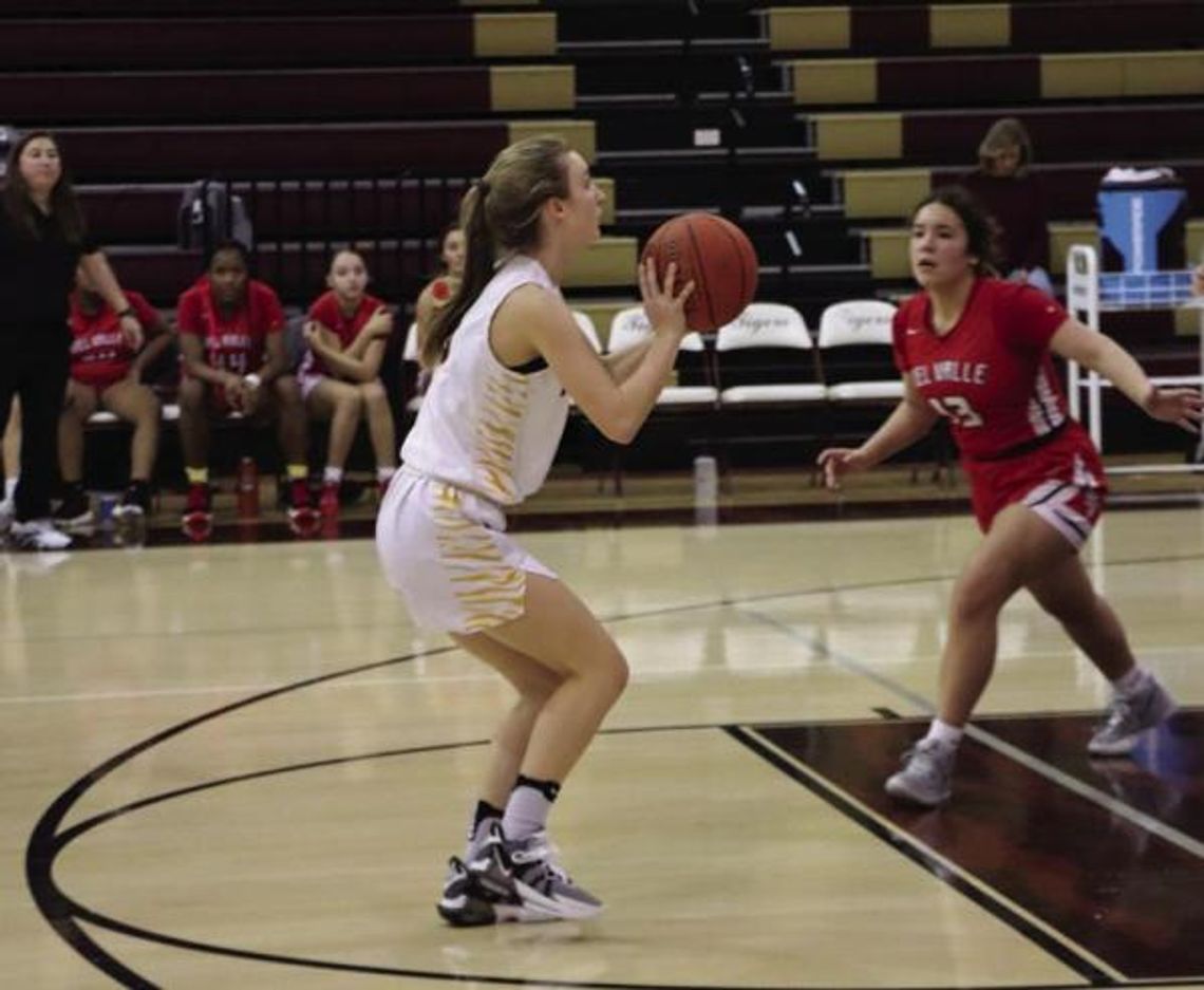 Dripping Springs' Lady Tigers in a tight spot