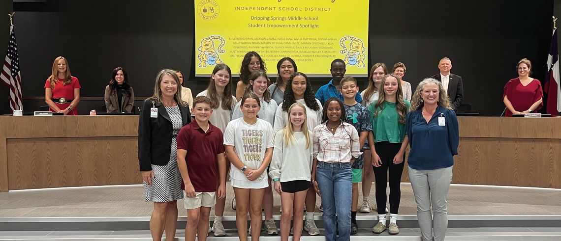 Dripping Springs student leaders meet with school board