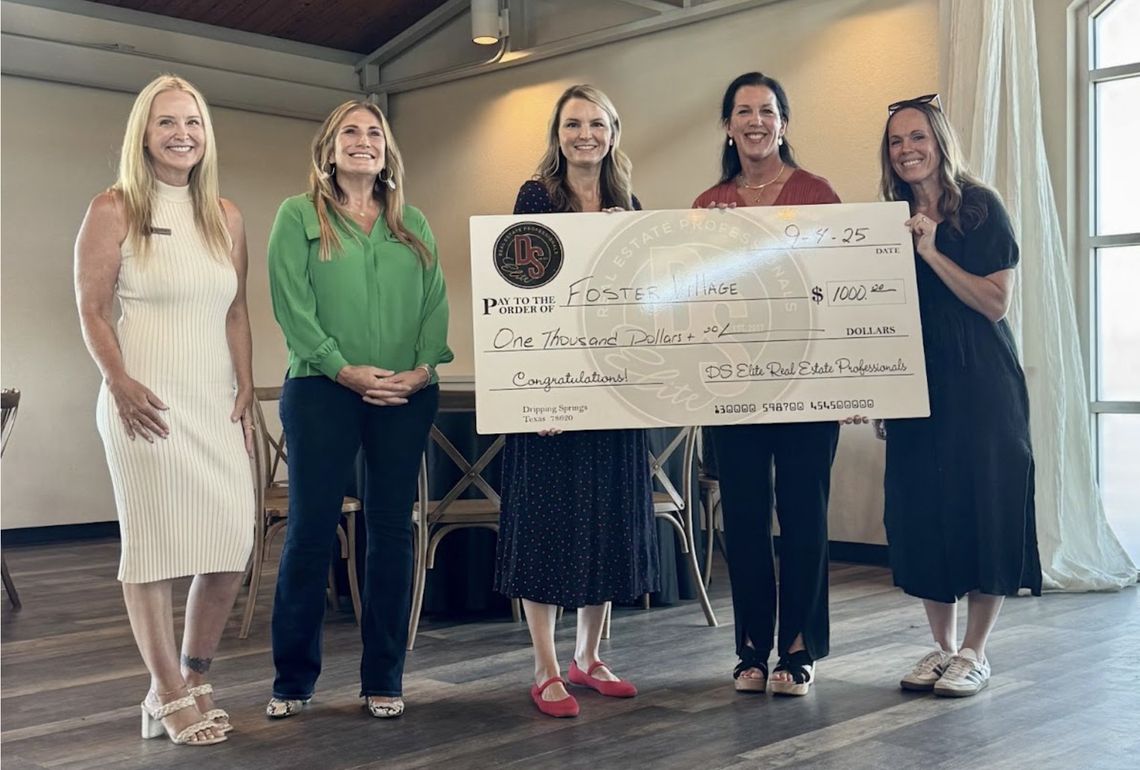 DS Elite donates $1,000 to Foster Village