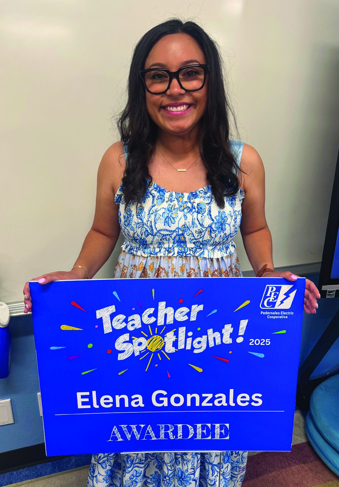 DSES teacher receives PEC spotlight award