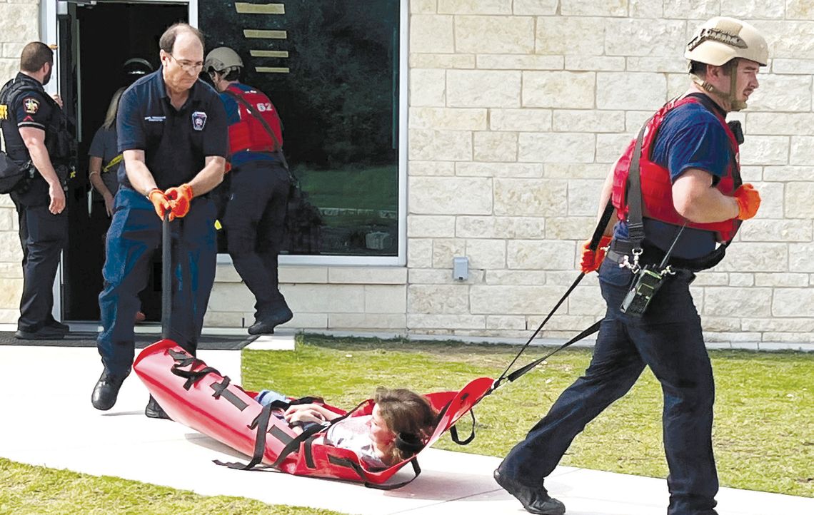 DSISD and first responders conduct active shooter drill at Cypress Springs elementary