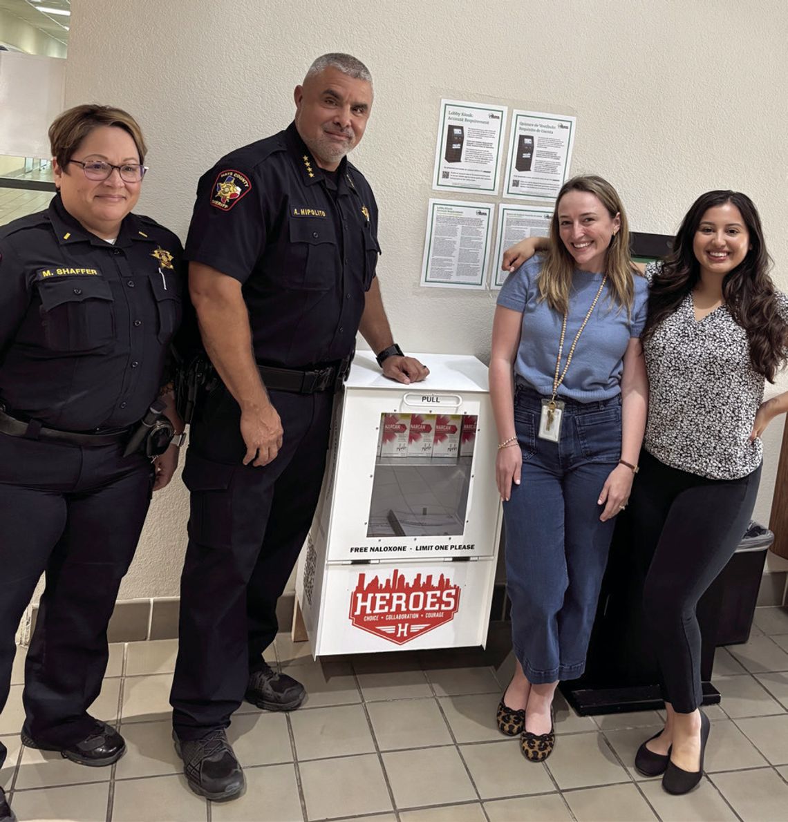 Hays County Jail introduces Narcan vending machine to combat opioid overdose crisis