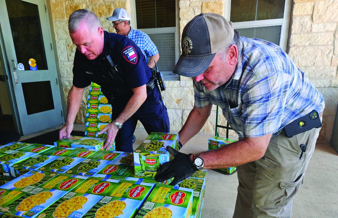 Knights of Columbus Donate Food for Hays County Brown Santa Program