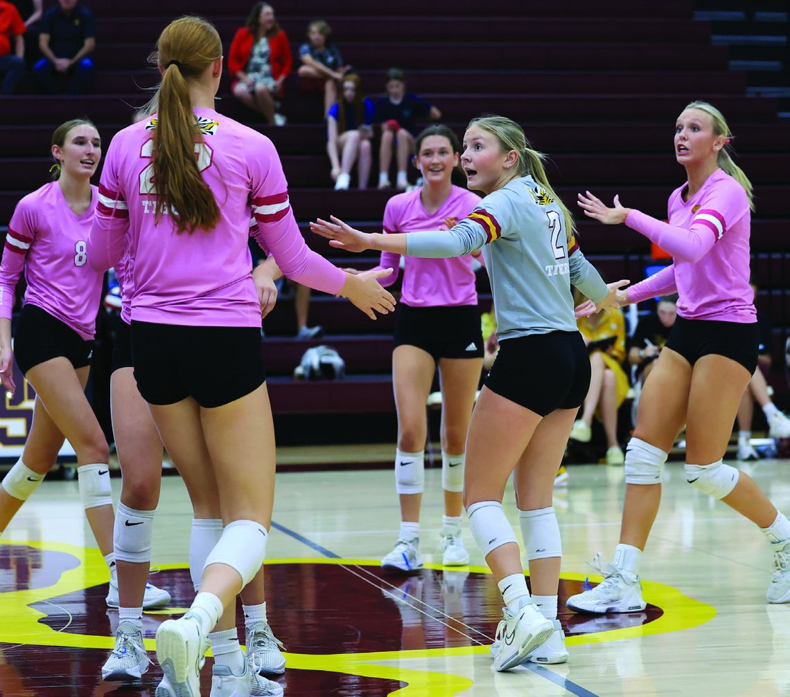 Lady Tigers nearing district volleyball title