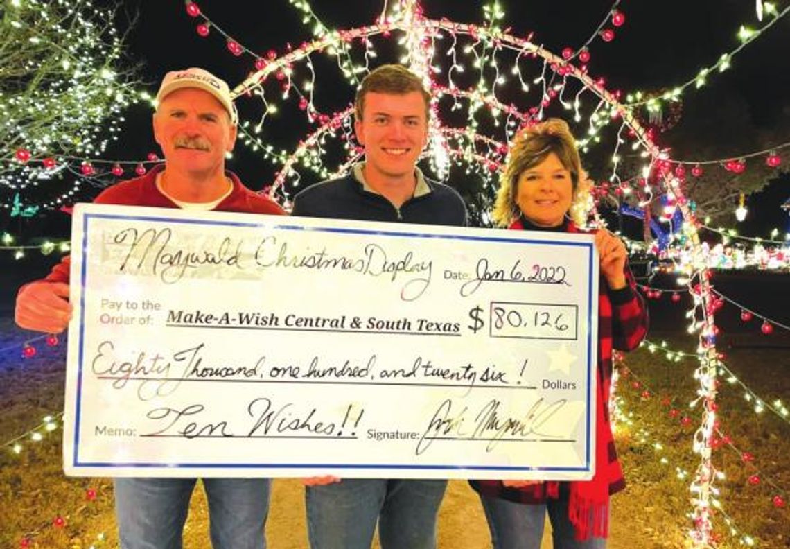 Local light display raises thousands