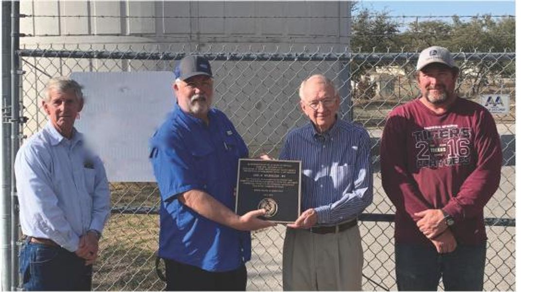 Longtime Drip resident honored with water tower dedication