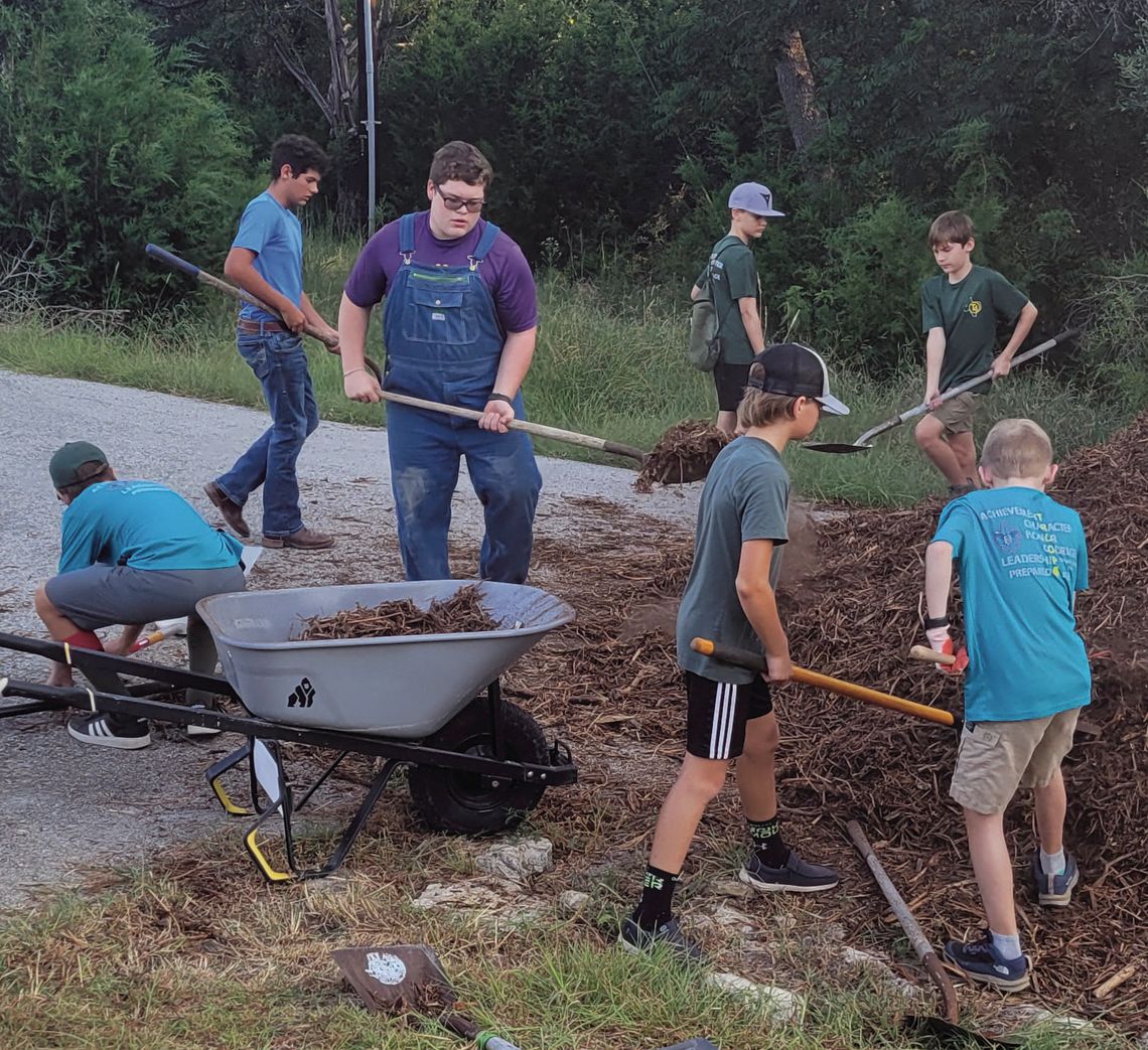 New Trails, Fresh Mulch: Local Scout transforms PAWS animal shelter