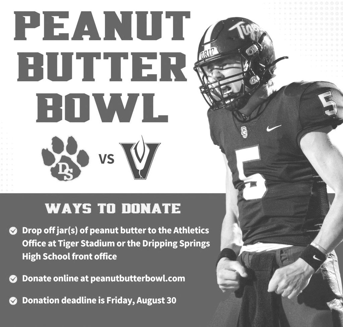 This Friday, help the Tigers win the Peanut Butter challenge