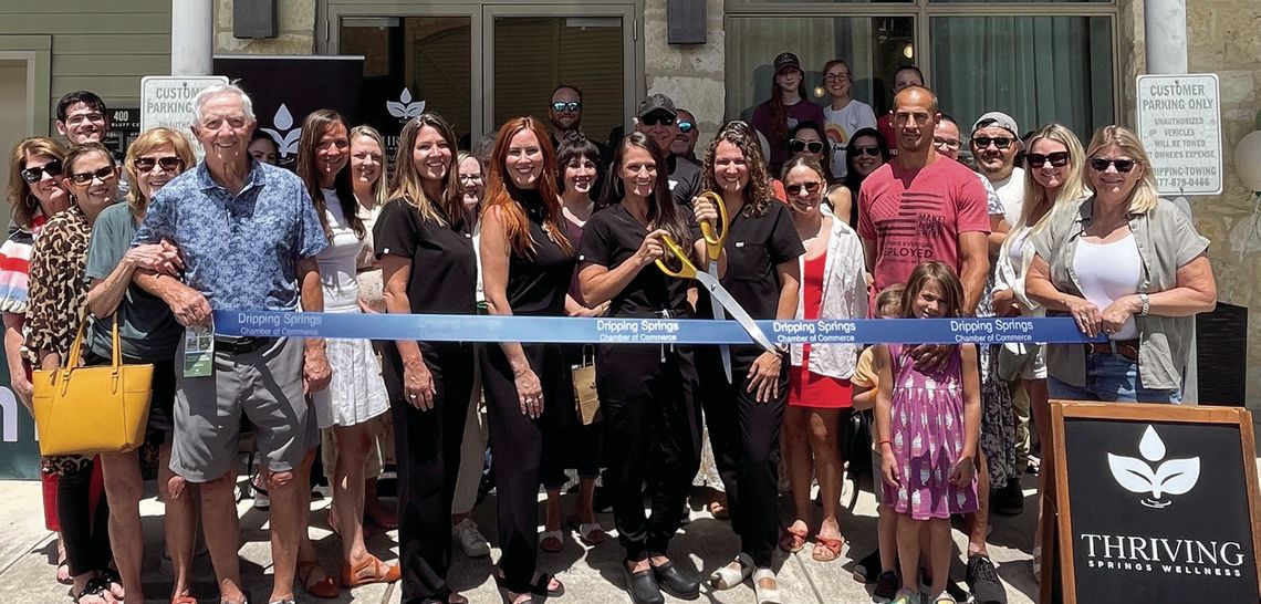 Thriving Springs Wellness celebrates with ribbon cutting