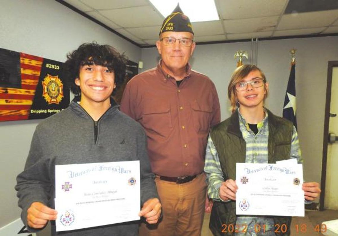 VFW names contest winners