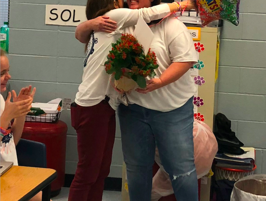 Veteran teacher Denise Thomas has spent nearly half of her career – 12 years – in Dripping Springs ISD and at Walnut Springs Elementary.