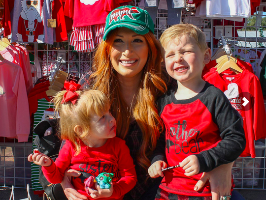 Kyan Aisley and Kelly Pereless enjoying Christmas on Mercer Dripping Springs, Saturday, December 7th, 2019.