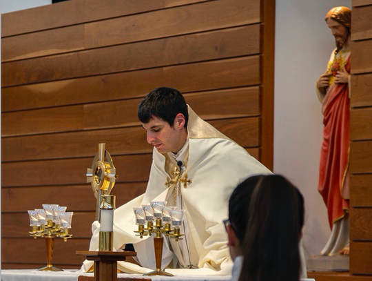 Father Charlie Garza celebrated mass as pastor for St. Martin de Porres for the last time this past weekend.