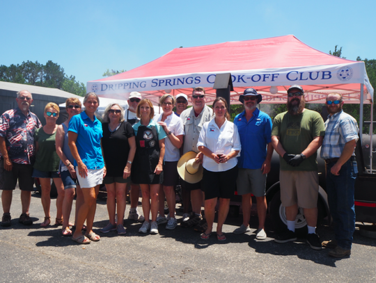 The Dripping Springs Cook-Off Club donated the BBQ for the event.