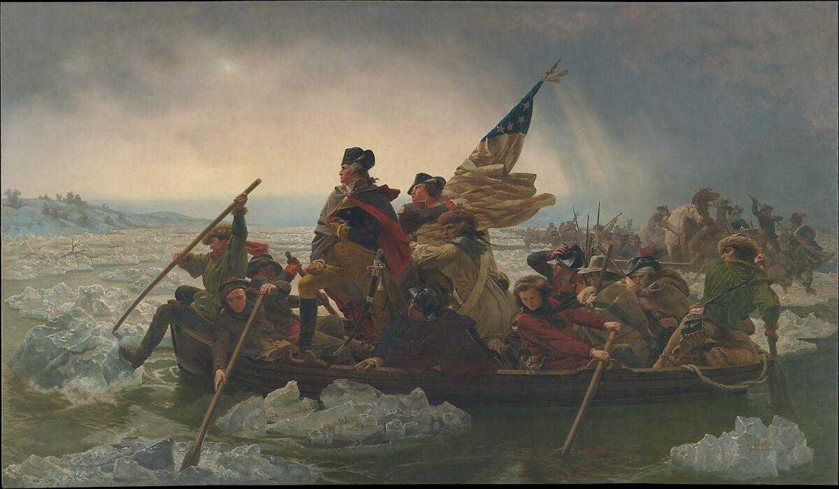 “George Washington Crossing the Delaware” by Emanuel Leutze