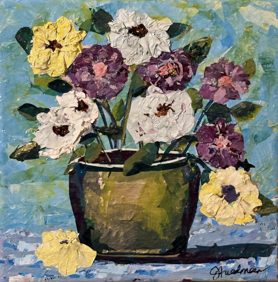 ‘Acrylic Flowers’ by Jennifer Friedman: creative use of scrap acrylics