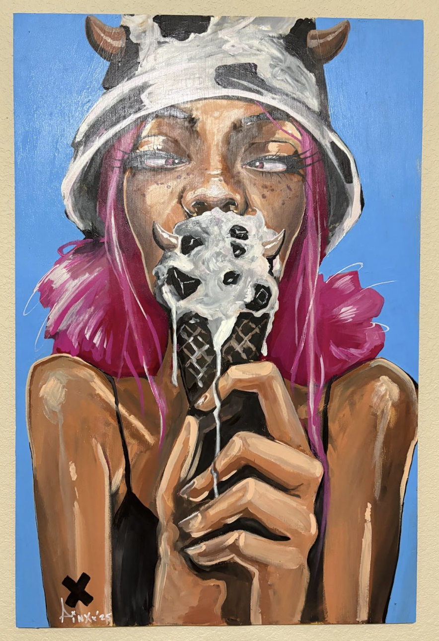 ‘Ice Cream’ by Morgane Xenos: I watched the artist paint this live and had to...