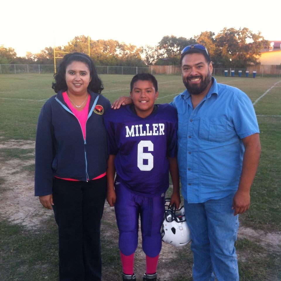 Photo courtesy of Melissa Rodriguez Melissa with her son and husband at a ‘pi...