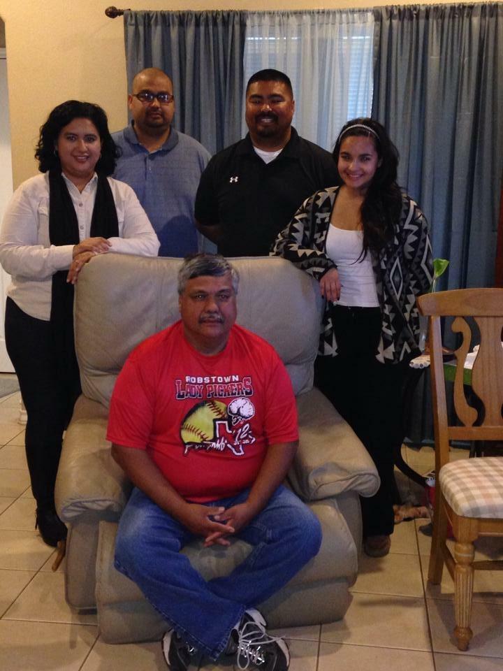 Photo courtesy of Melissa Rodriguez Melissa with her dad, brothers and sister...