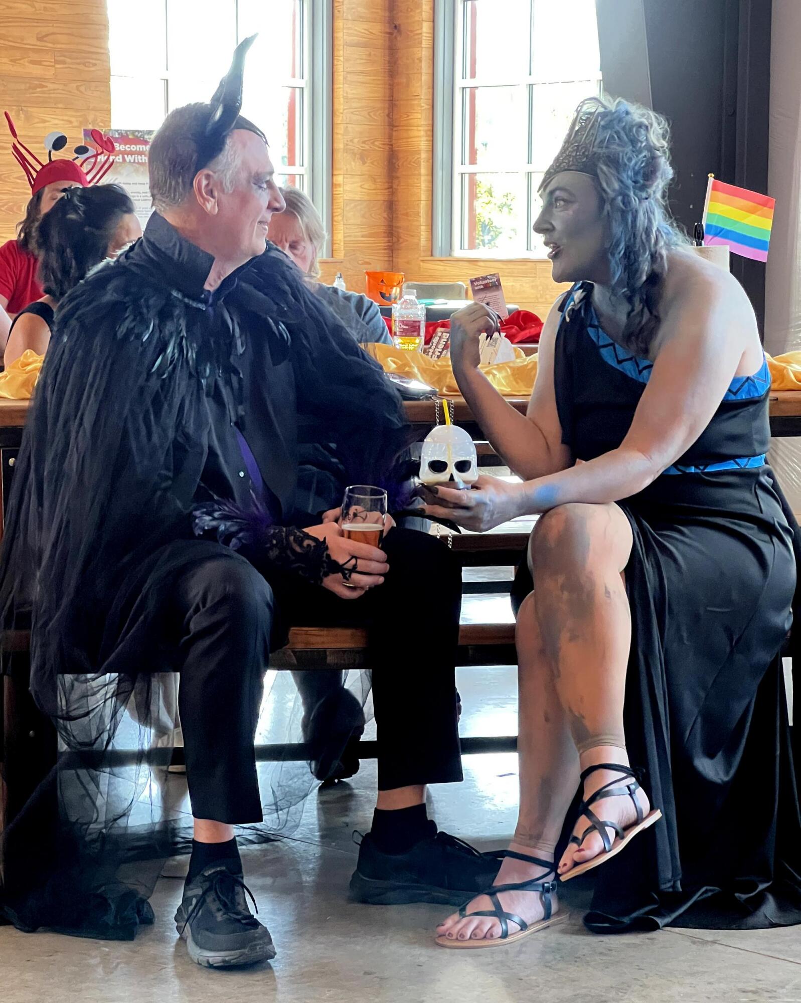 PHOTO BY LAURIE ANDERSON David and Kerry Raminiak enjoy their beverages at Br...