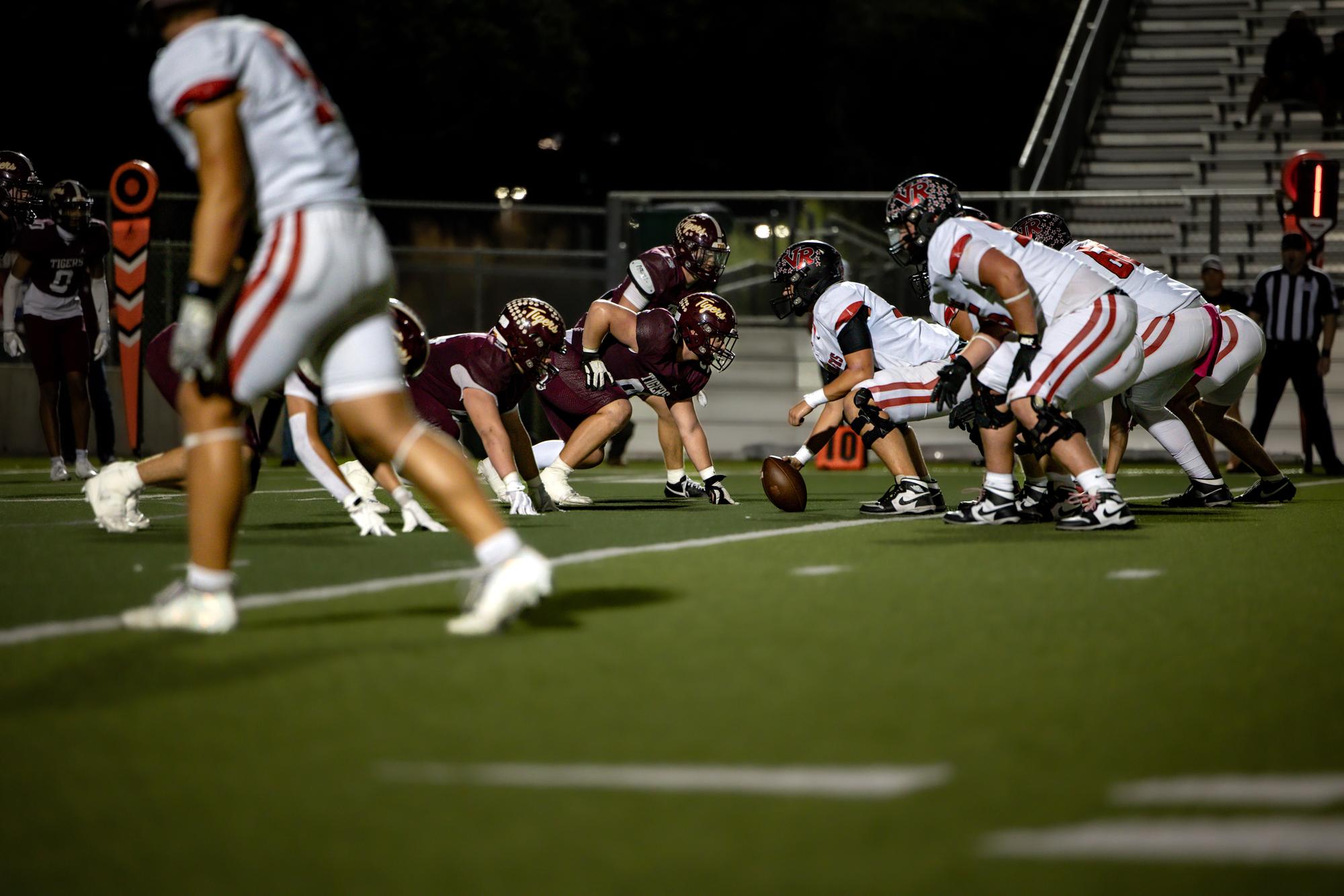 Photos courtesy of Cortni Reid The Tiger defense stood strong and held Vista...